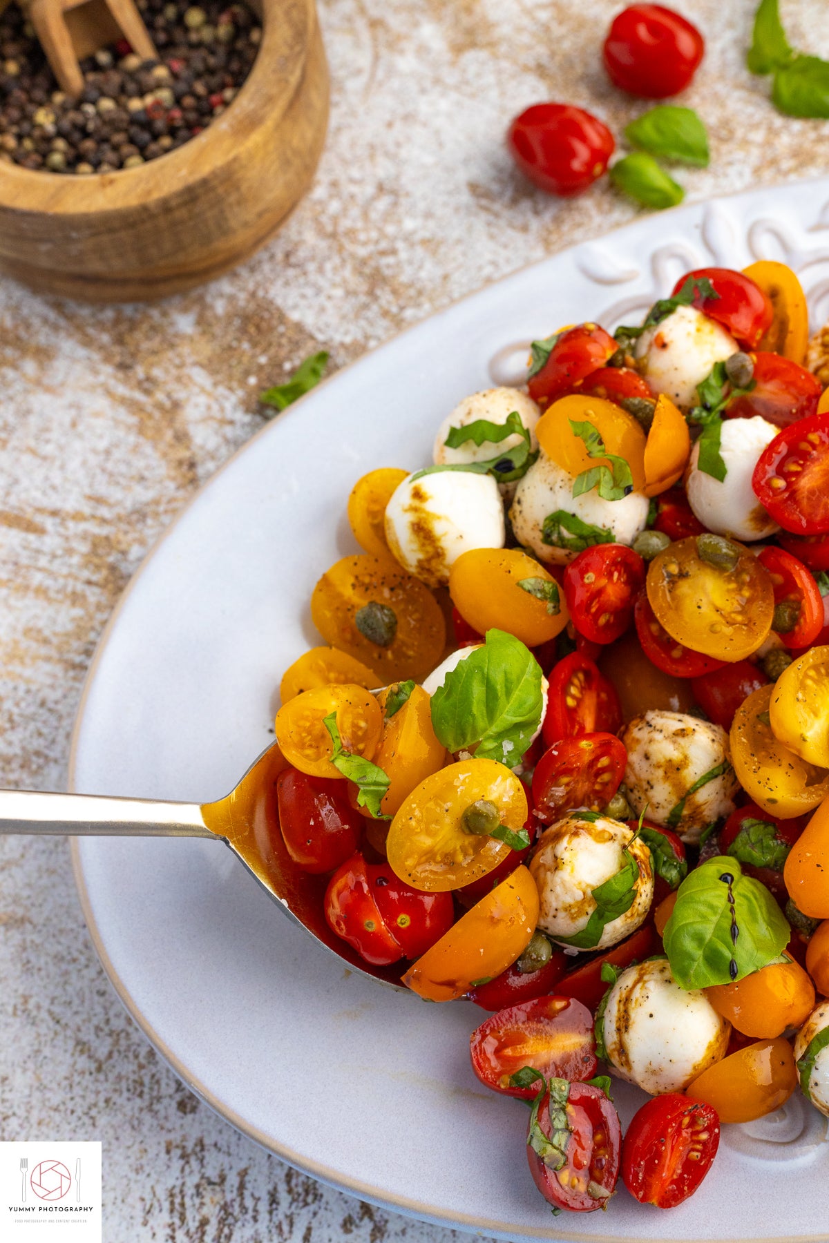 Cherry Tomato Caprese Salad