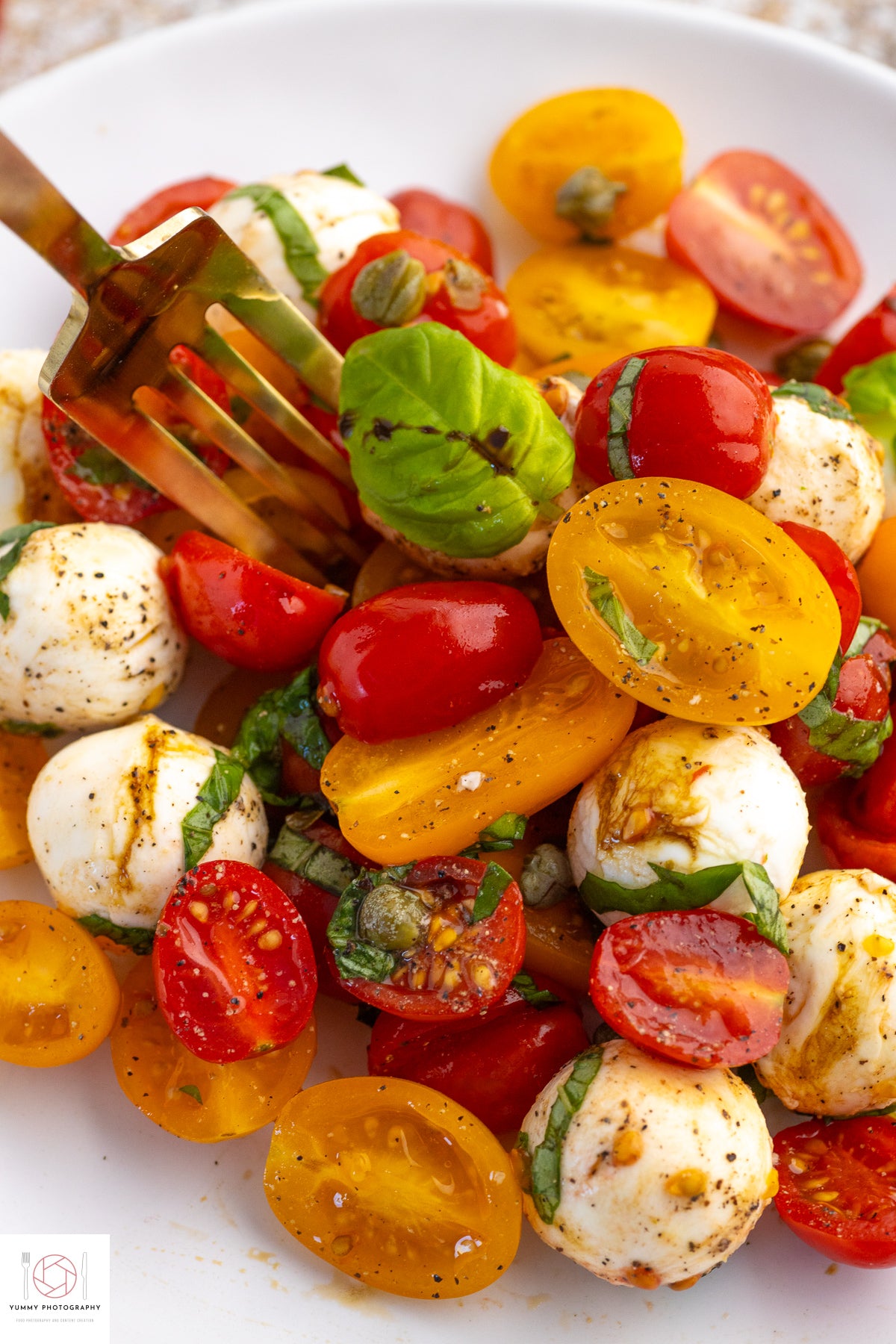 Cherry Tomato Caprese Salad