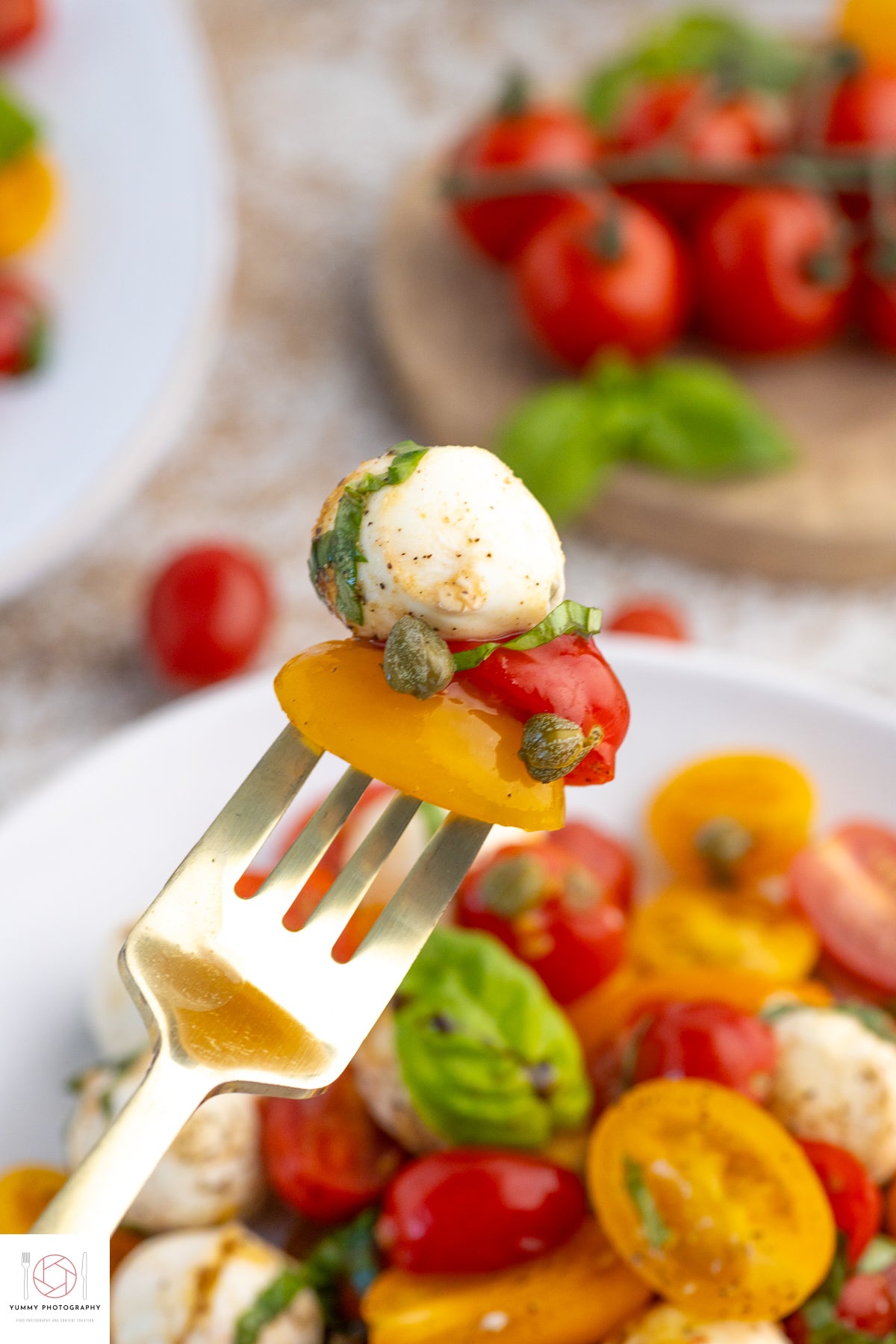 Cherry Tomato Caprese Salad