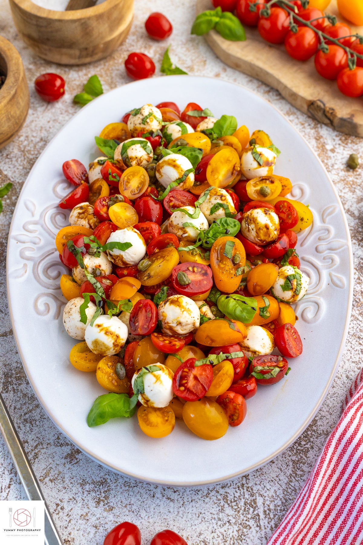 Cherry Tomato Caprese Salad