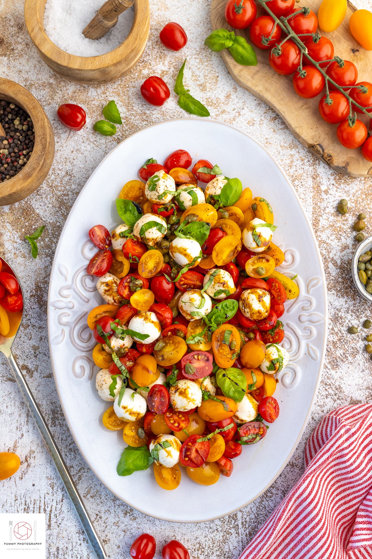 Cherry Tomato Caprese Salad