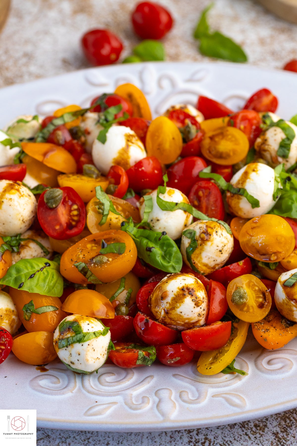 Cherry Tomato Caprese Salad