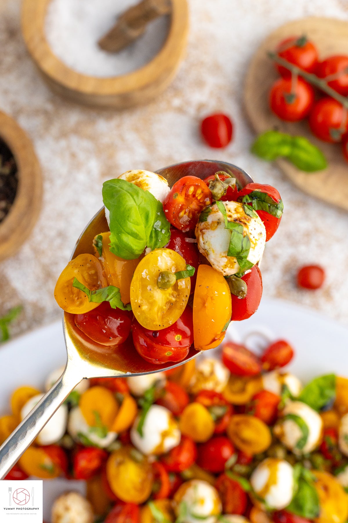 Cherry Tomato Caprese Salad