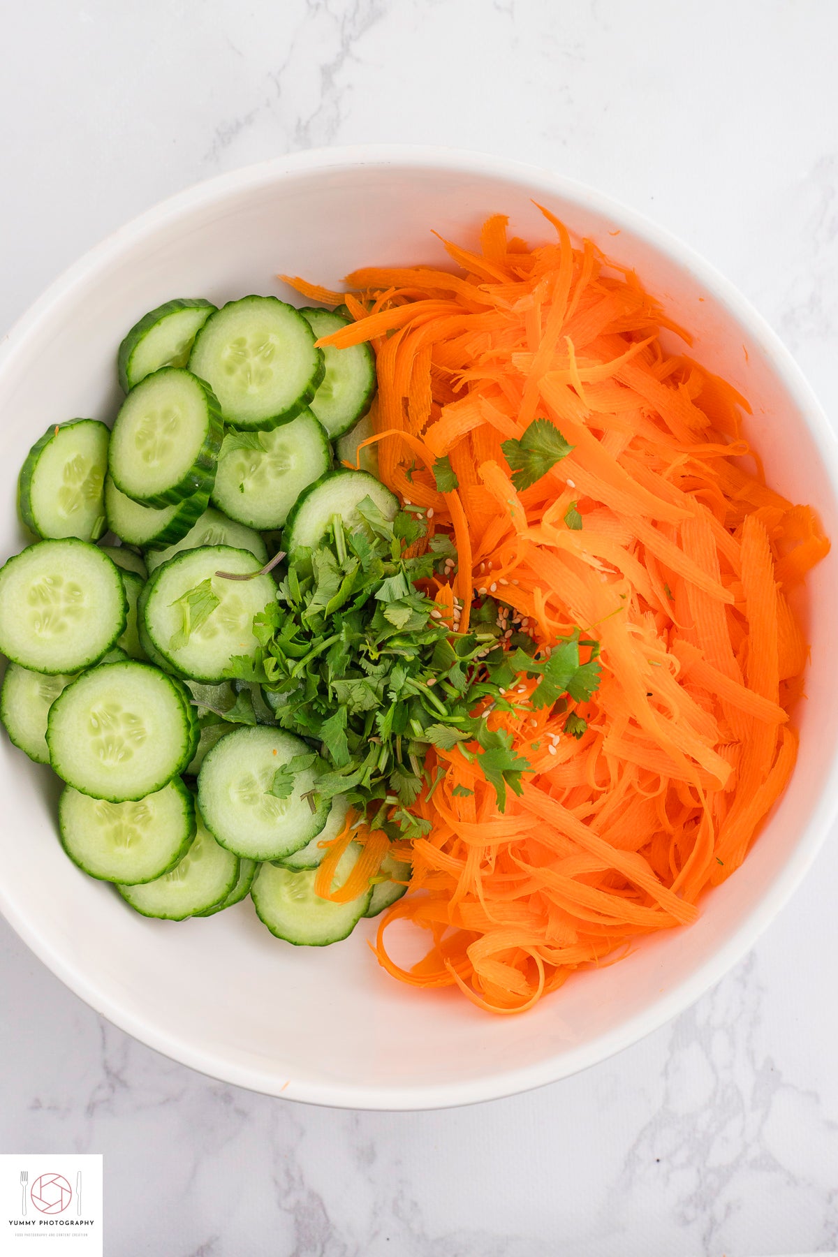 CARROT CUCUMBER SALAD (mini exclusive)