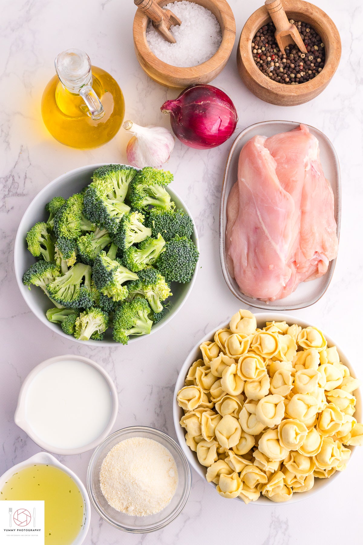 BROCCOLI CHICKEN TORTELLINI PASTA