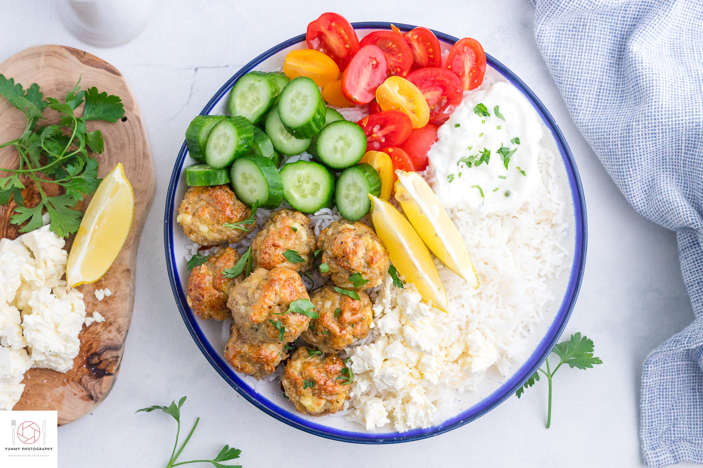 Greek Chicken Meatballs