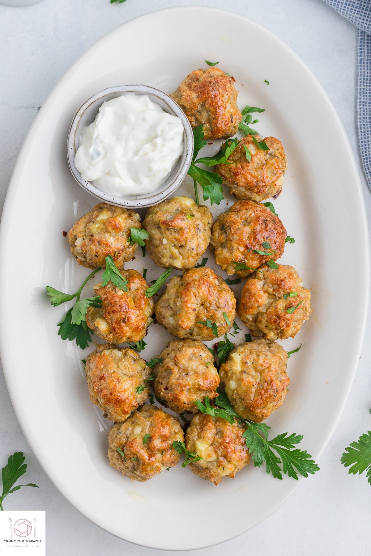 Greek Chicken Meatballs
