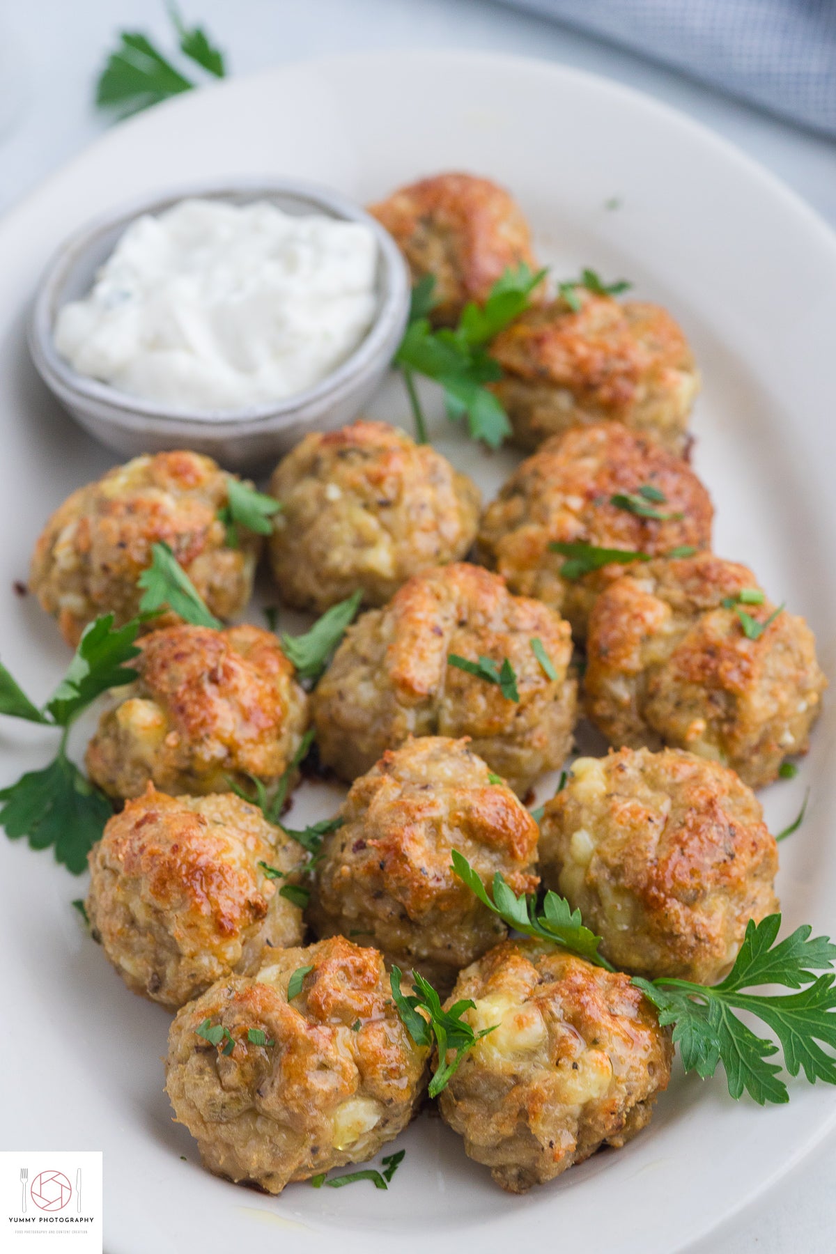 Greek Chicken Meatballs