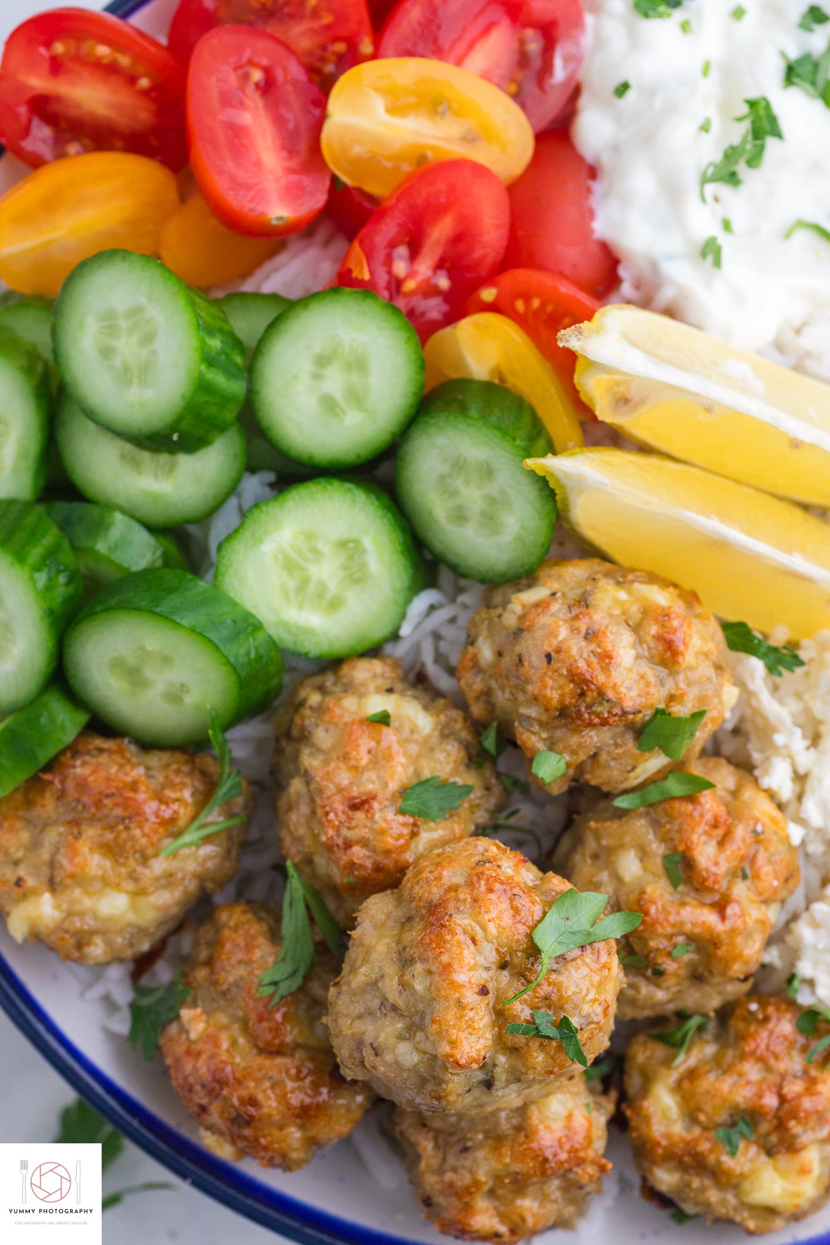 Greek Chicken Meatballs