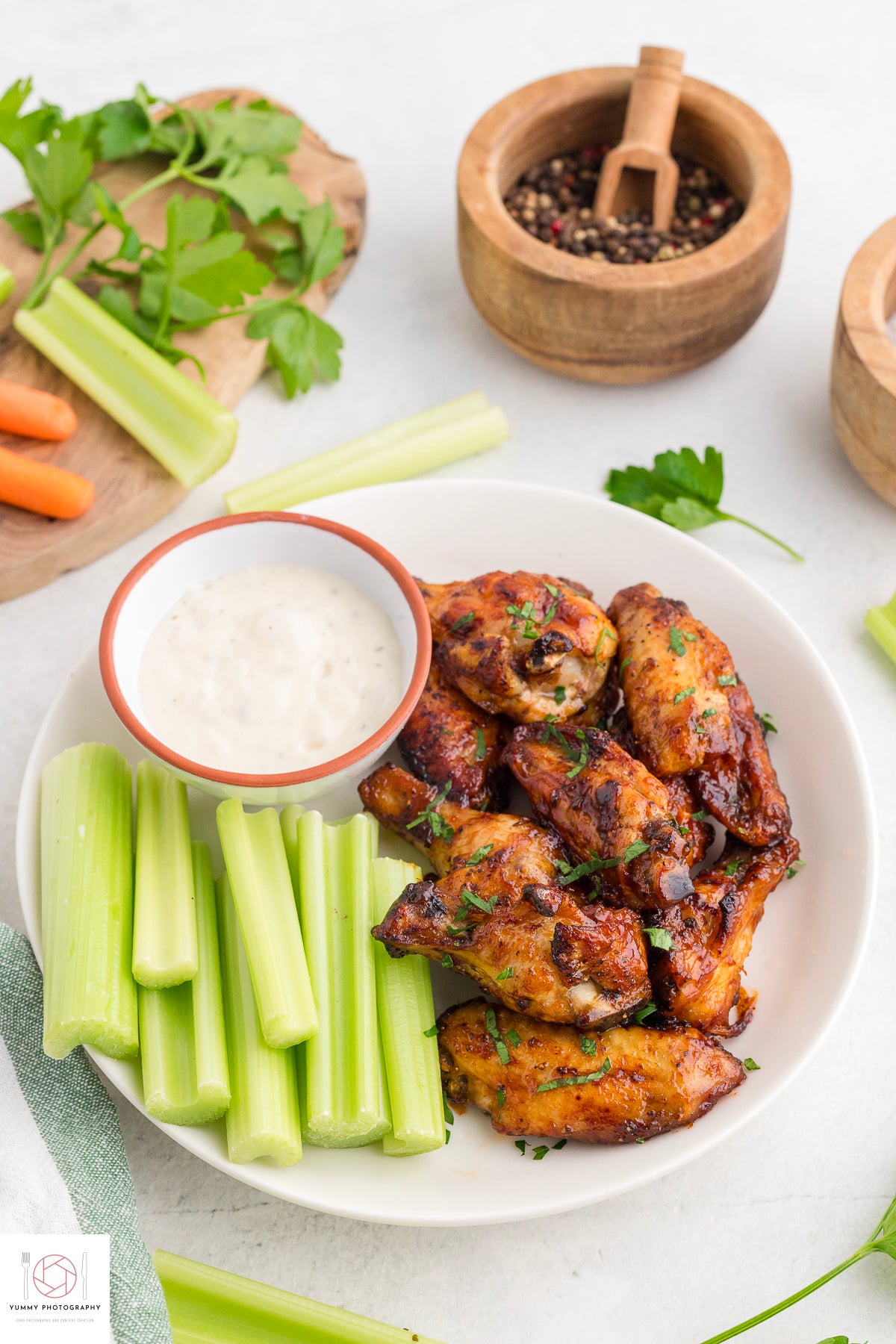 AIR FRYER FROZEN CHICKEN WINGS
