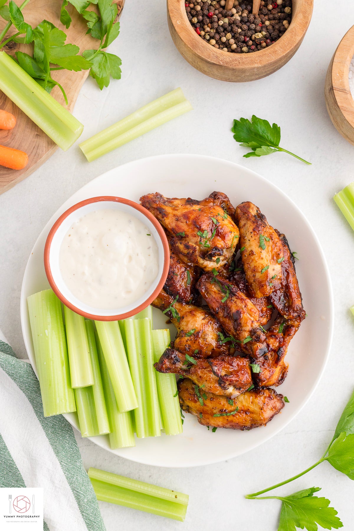 AIR FRYER FROZEN CHICKEN WINGS
