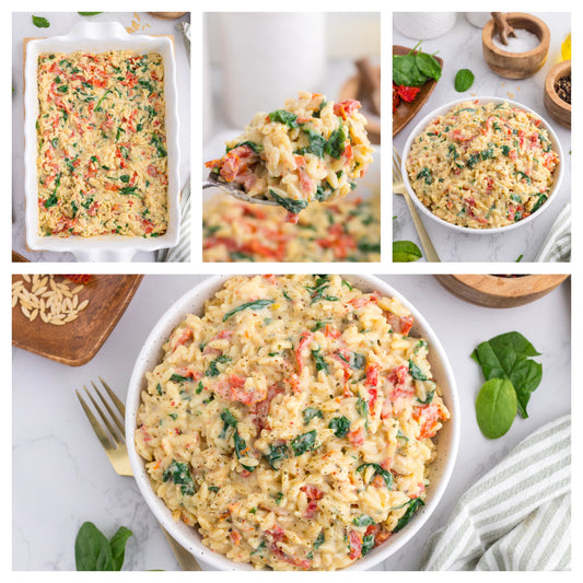 BOURSIN ORZO BAKE