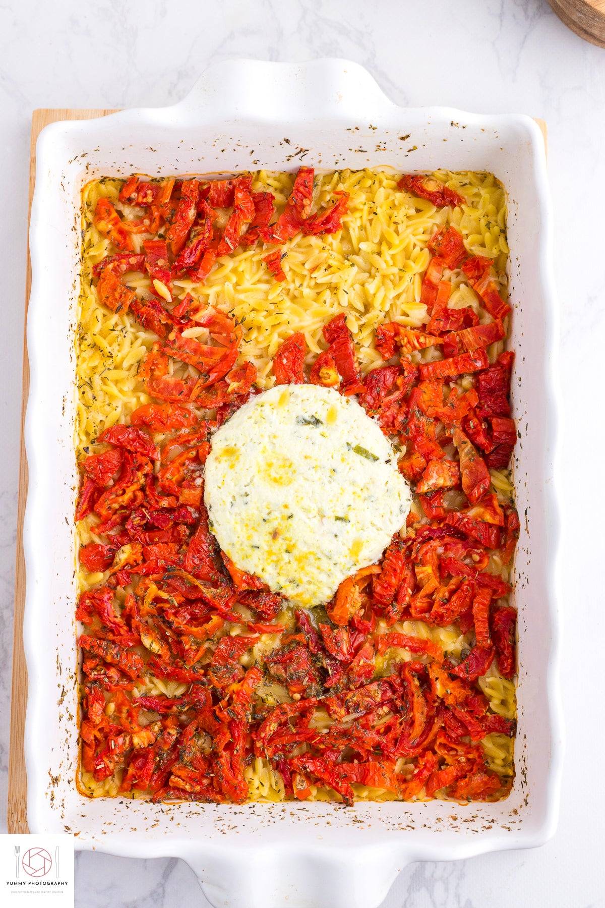 BOURSIN ORZO BAKE