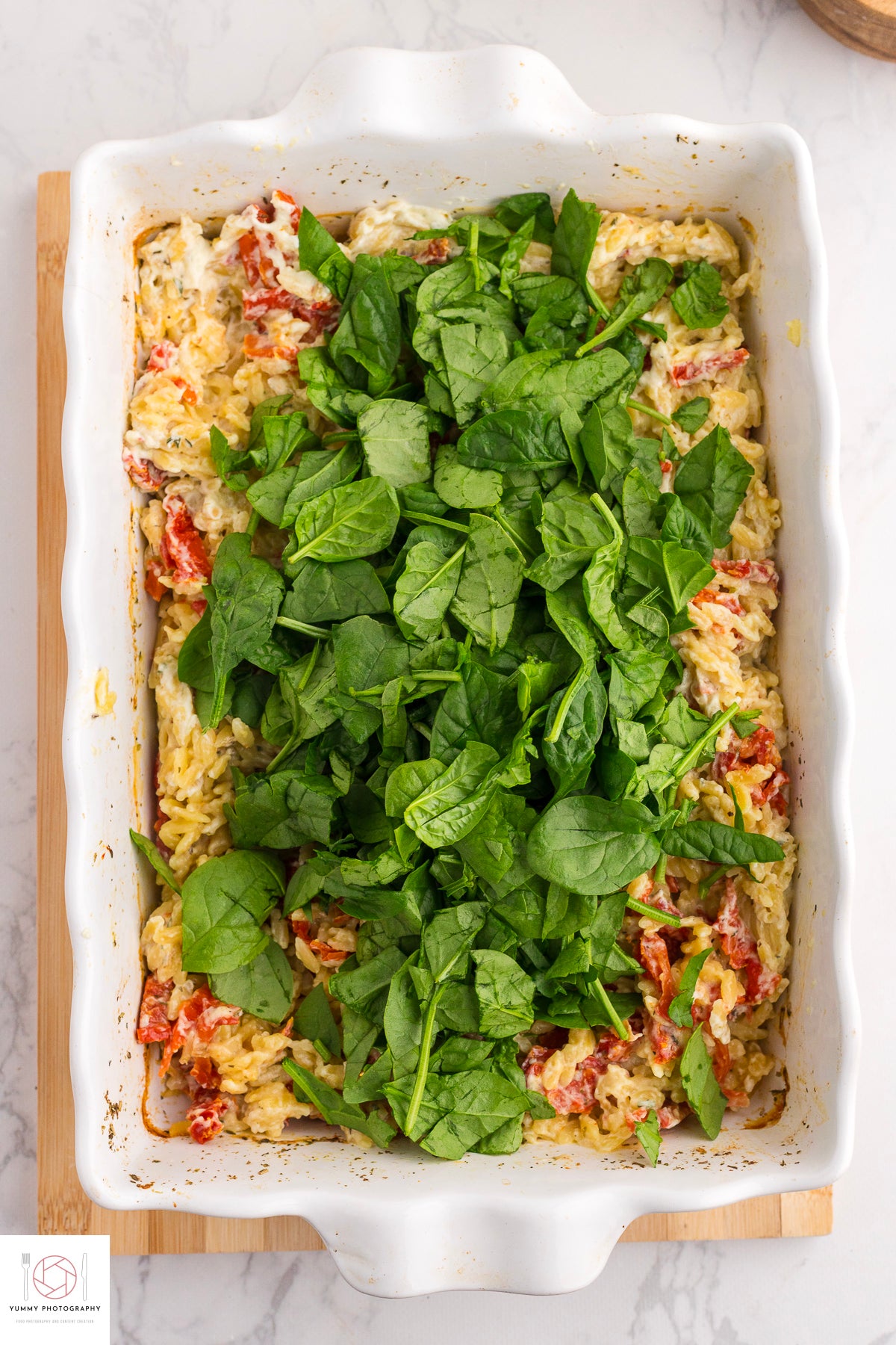 BOURSIN ORZO BAKE