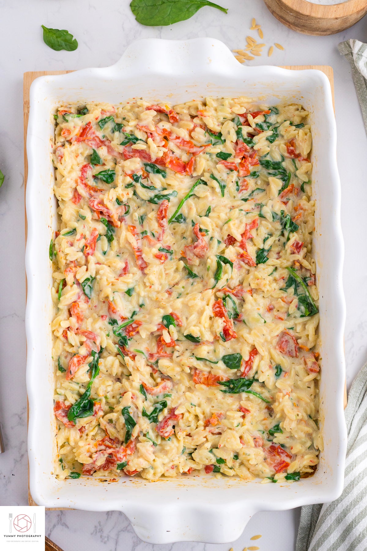 BOURSIN ORZO BAKE