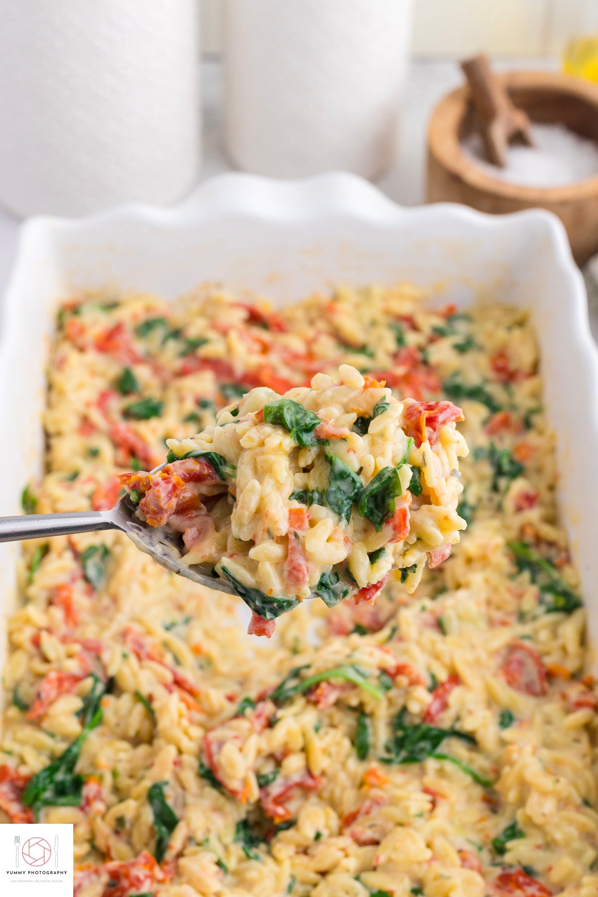 BOURSIN ORZO BAKE