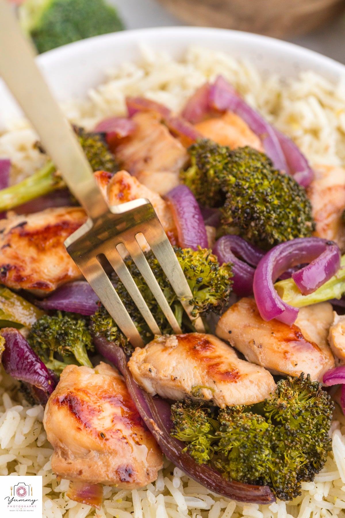 CHICKEN BROCCOLI SHEET PAN