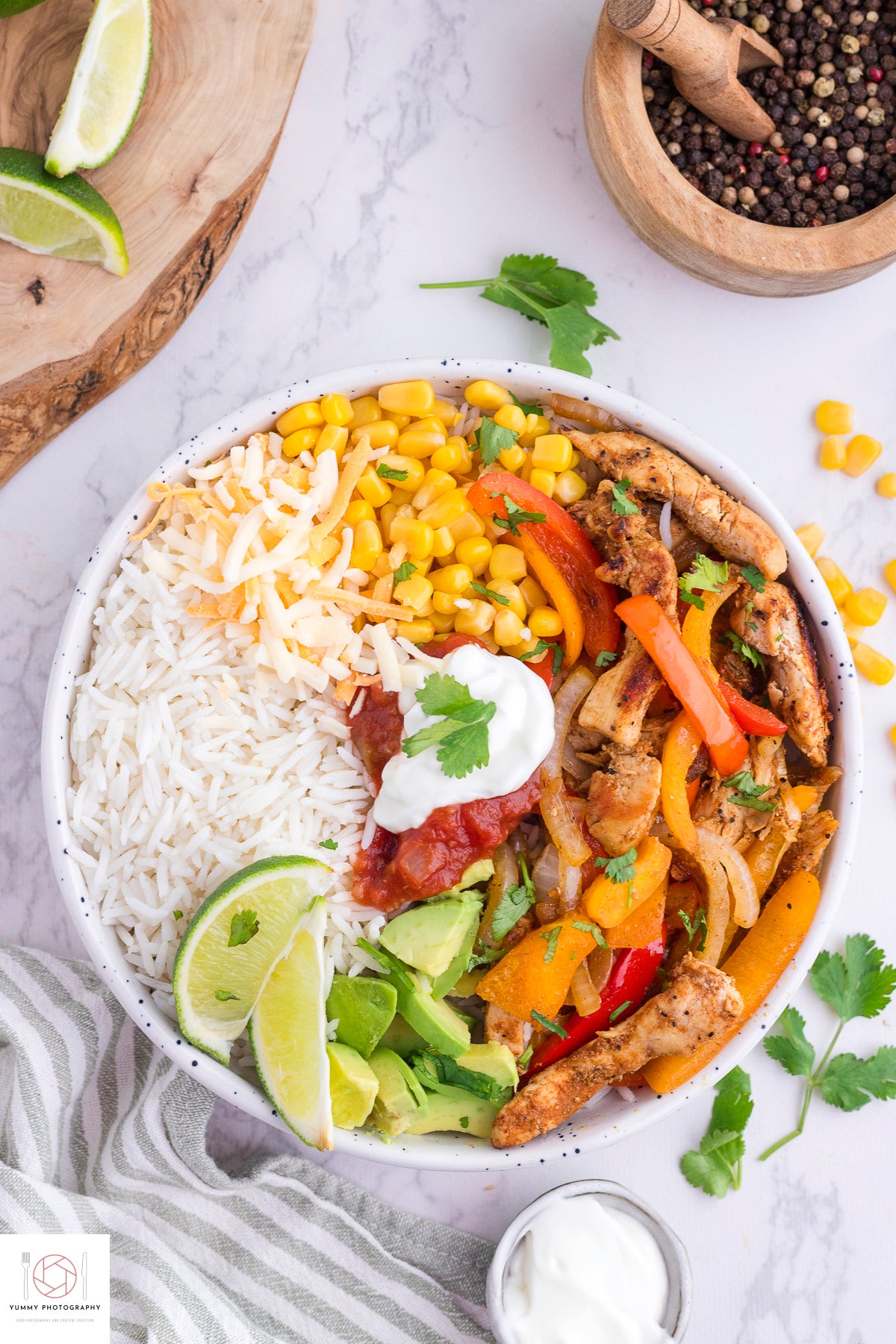 CHICKEN FAJITAS BOWL ( Mini Exclusive)