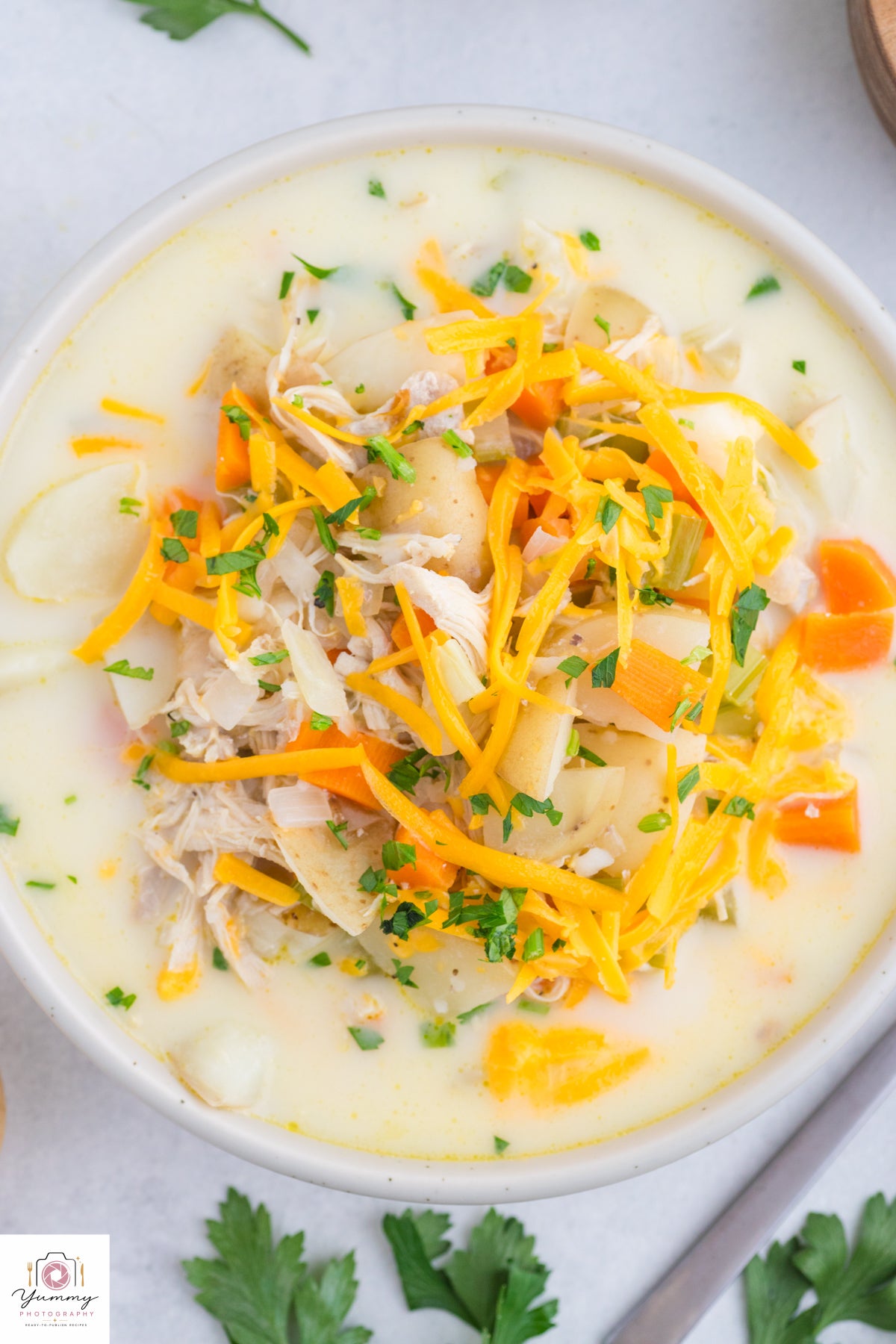 CHICKEN AND POTATO SOUP