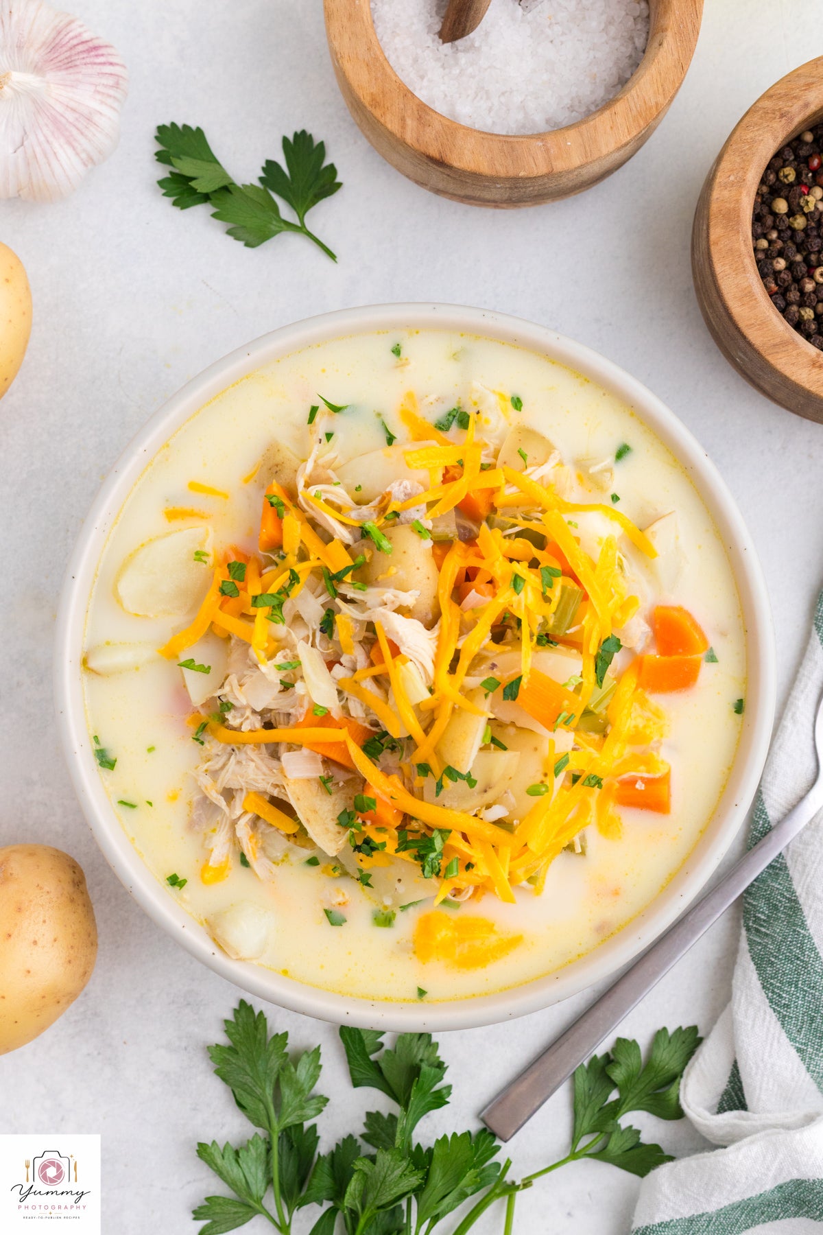 CHICKEN AND POTATO SOUP
