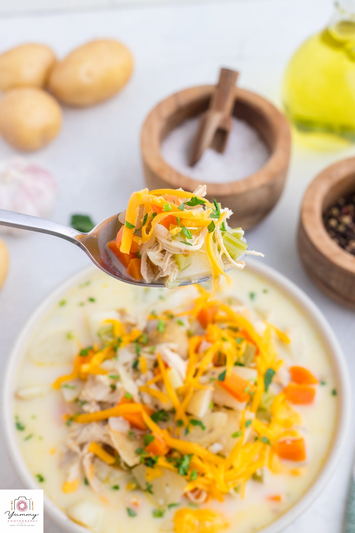 CHICKEN AND POTATO SOUP