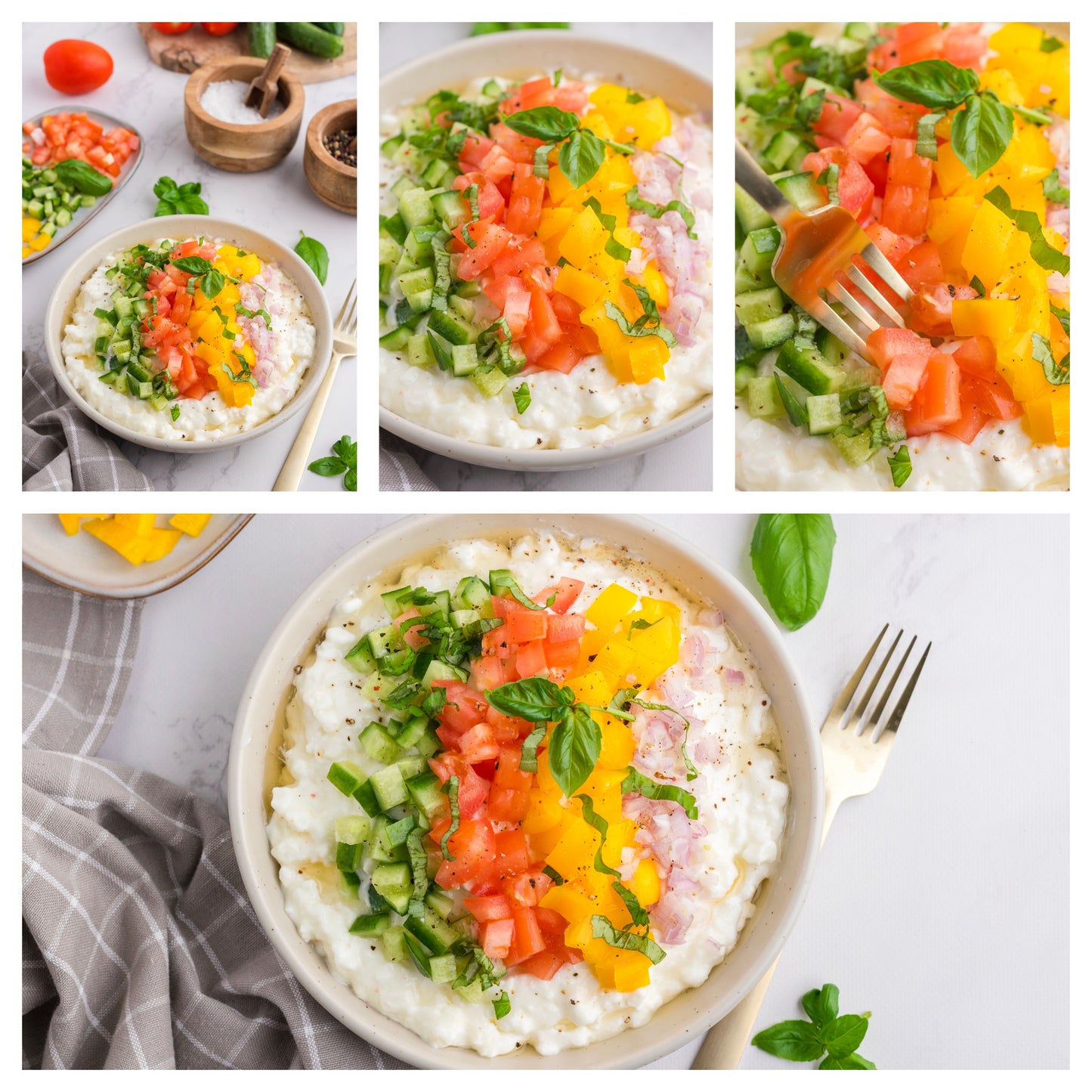 COTTAGE CHEESE BOWL ( 2 WAYS SWEET AND SAVORY)