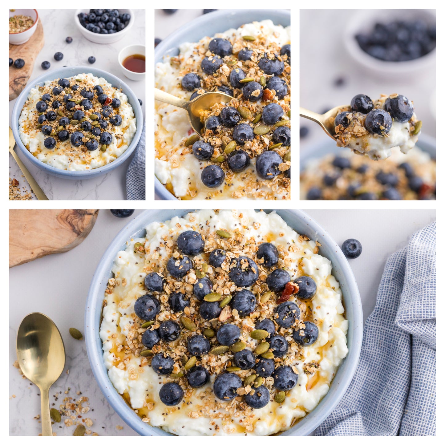 COTTAGE CHEESE BOWL ( 2 WAYS SWEET AND SAVORY)