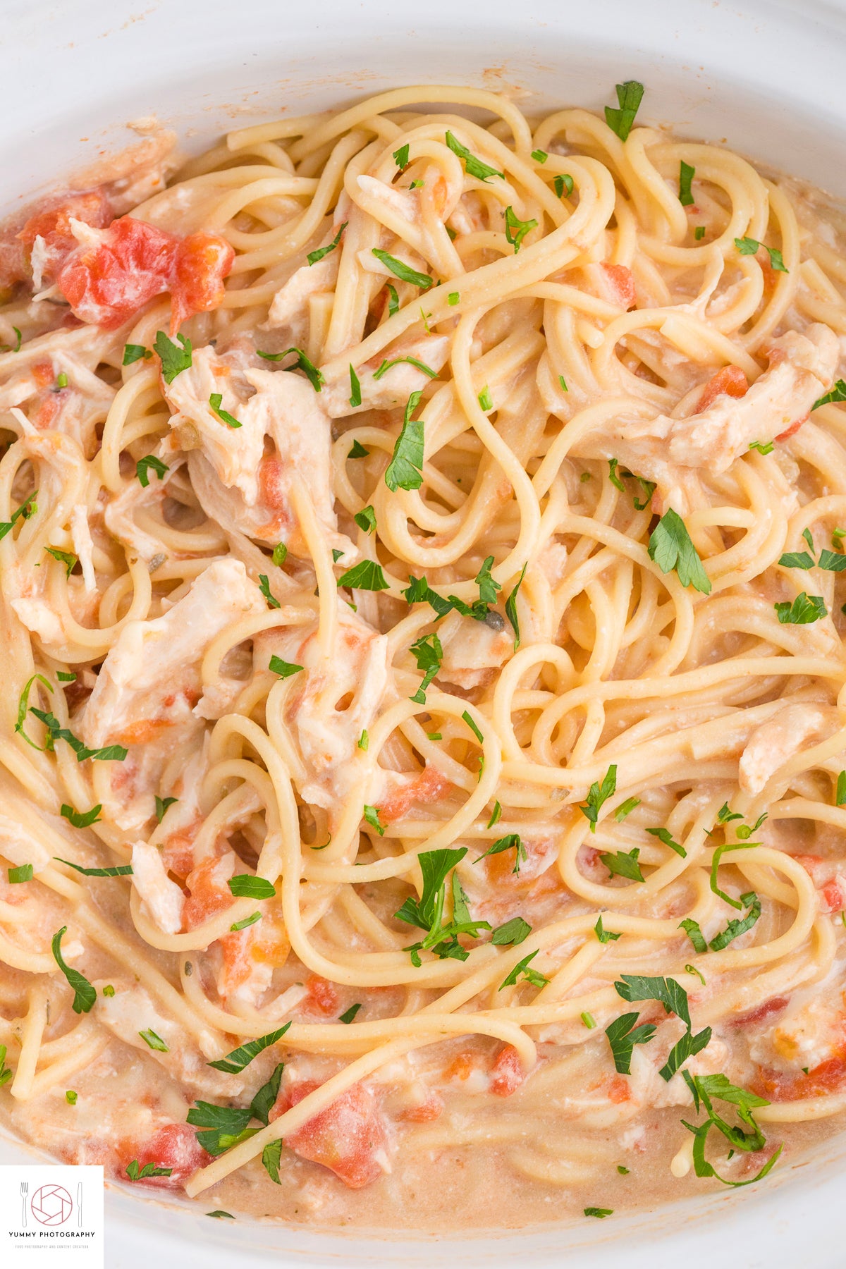 CROCKPOT CHICKEN SPAGHETTI