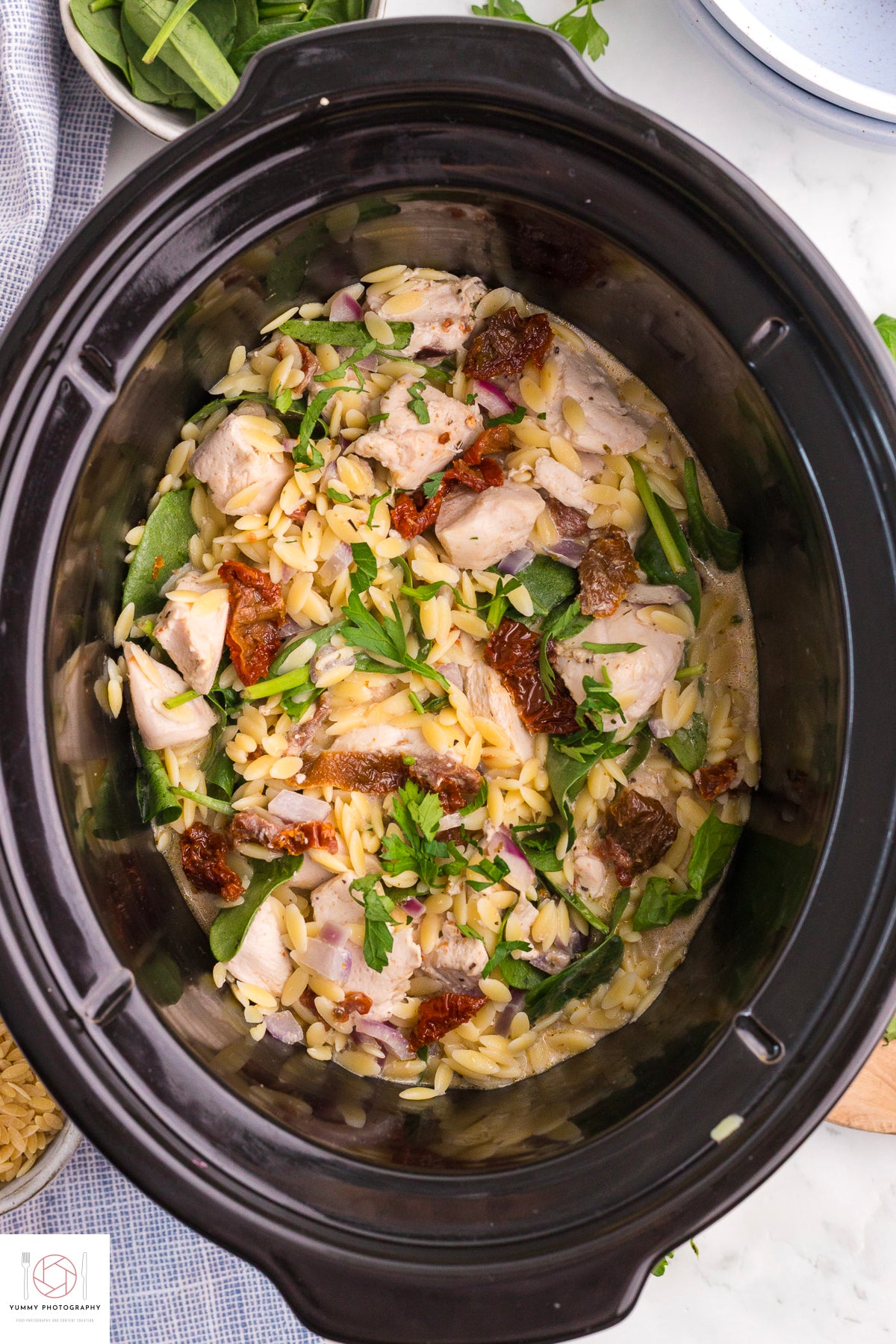 CROCKPOT MARRY ME CHICKEN ORZO