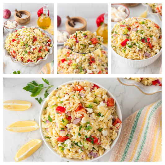 Lemon Orzo Pasta Salad