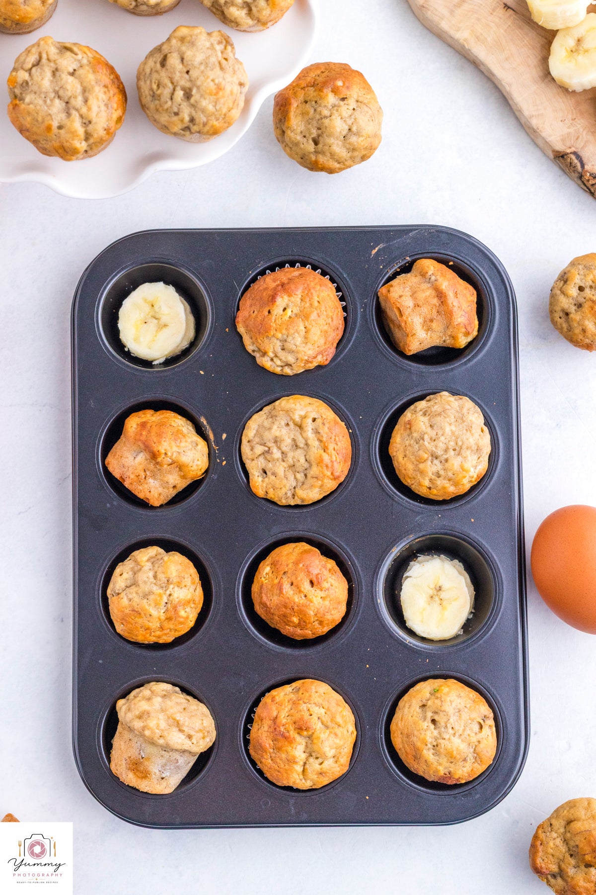 BANANA MINI MUFFINS