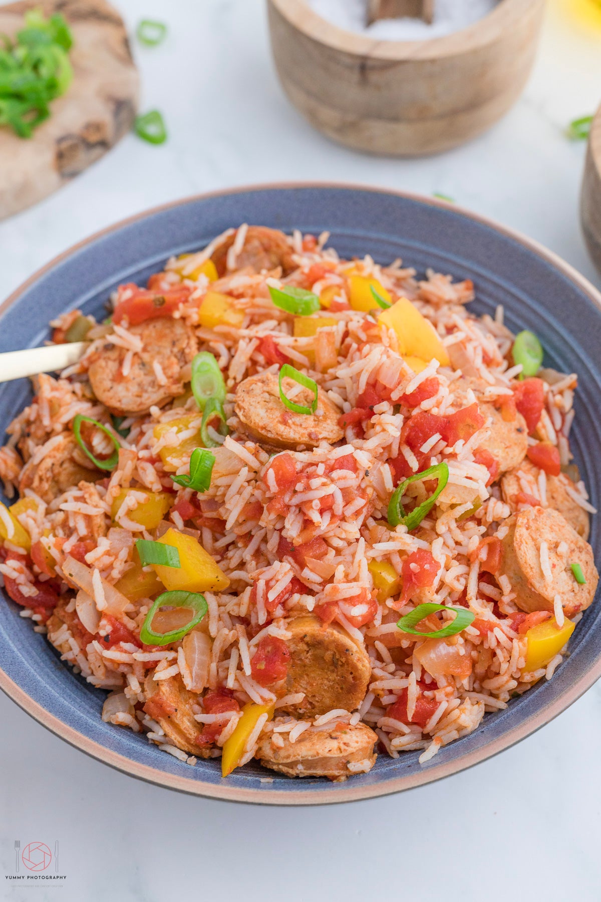 CHICKEN SAUSAGE AND RICE