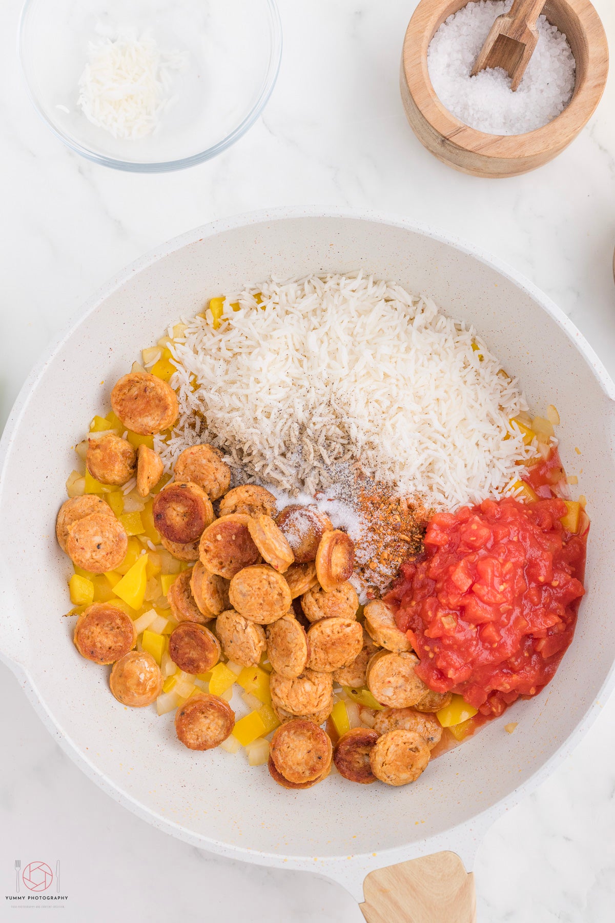 CHICKEN SAUSAGE AND RICE