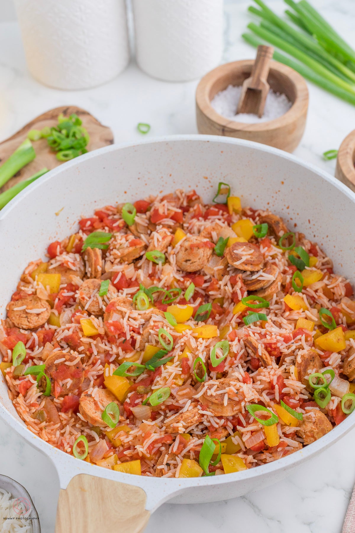 CHICKEN SAUSAGE AND RICE