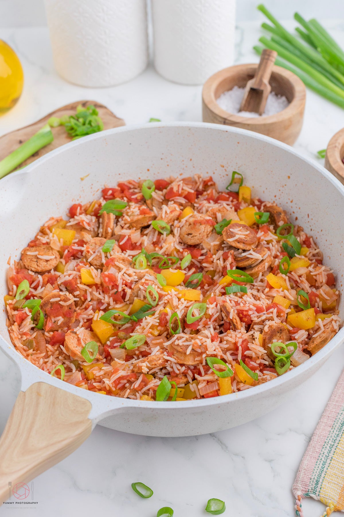 CHICKEN SAUSAGE AND RICE