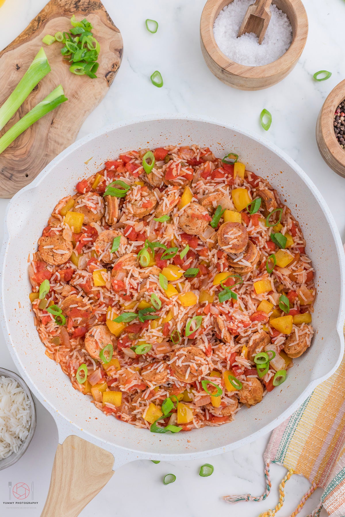 CHICKEN SAUSAGE AND RICE