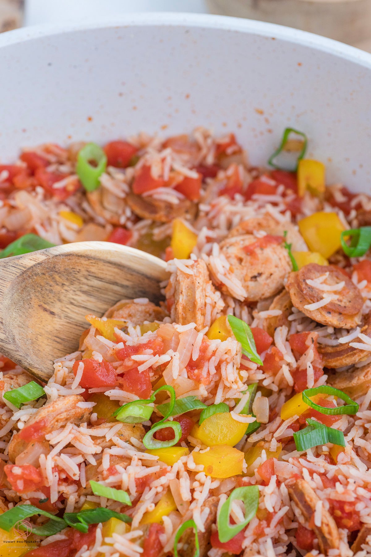 CHICKEN SAUSAGE AND RICE