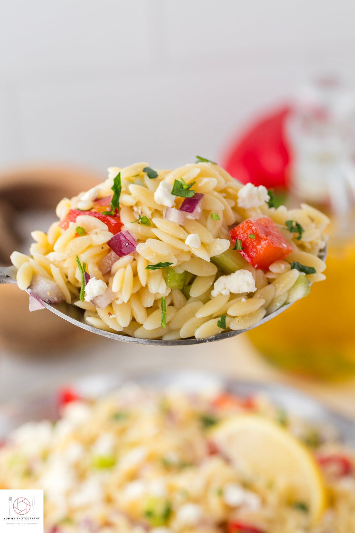 Lemon Orzo Pasta Salad