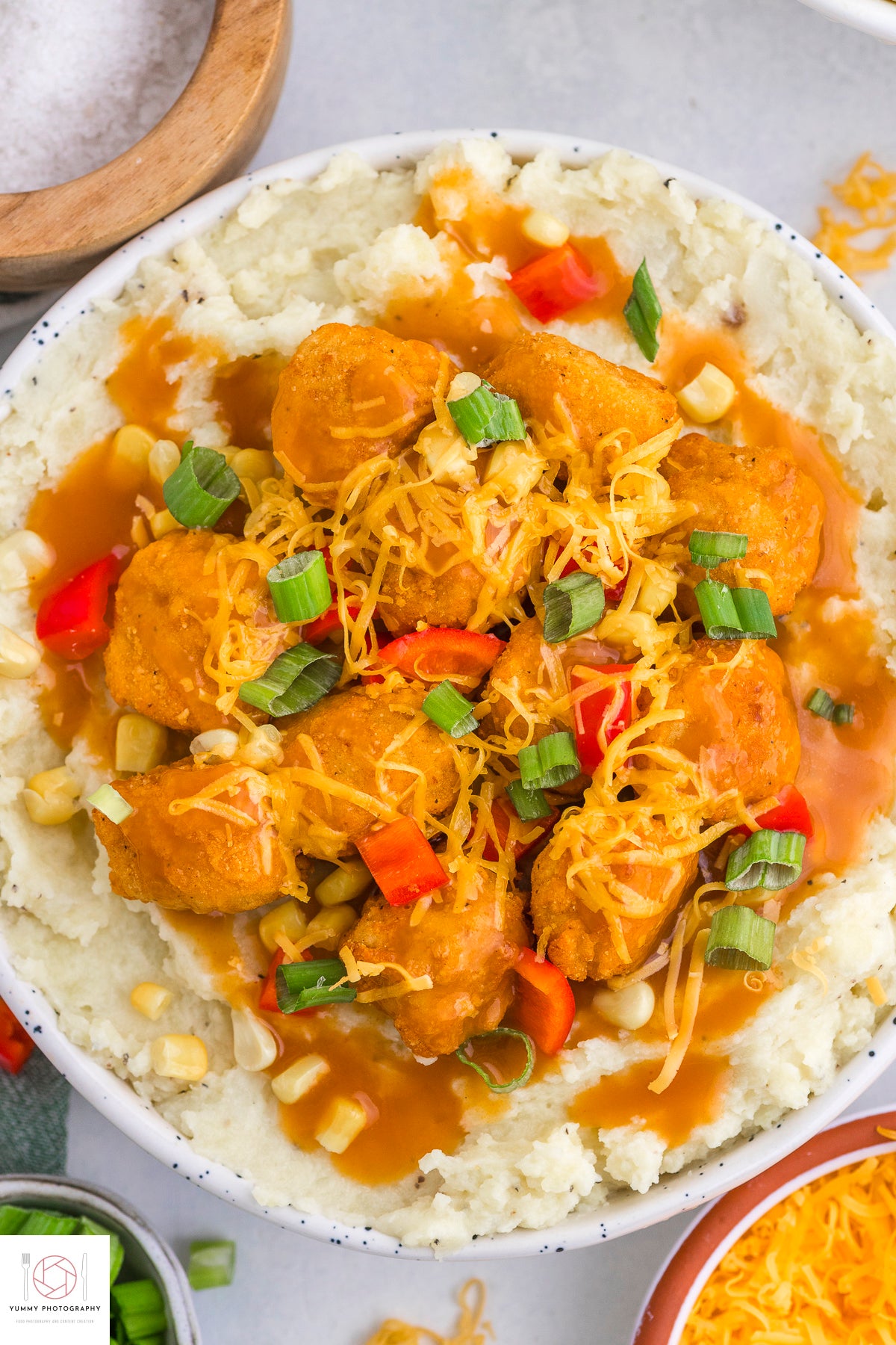 POP CORN CHICKEN BOWL + 15 SECOND SHORT FOR SOCIAL MEDIA