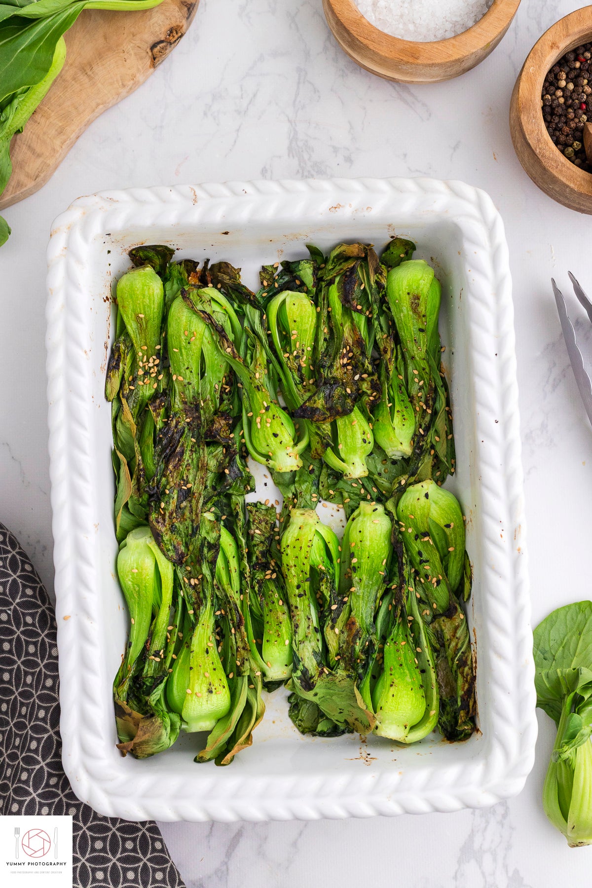 ROASTED BOK CHOY