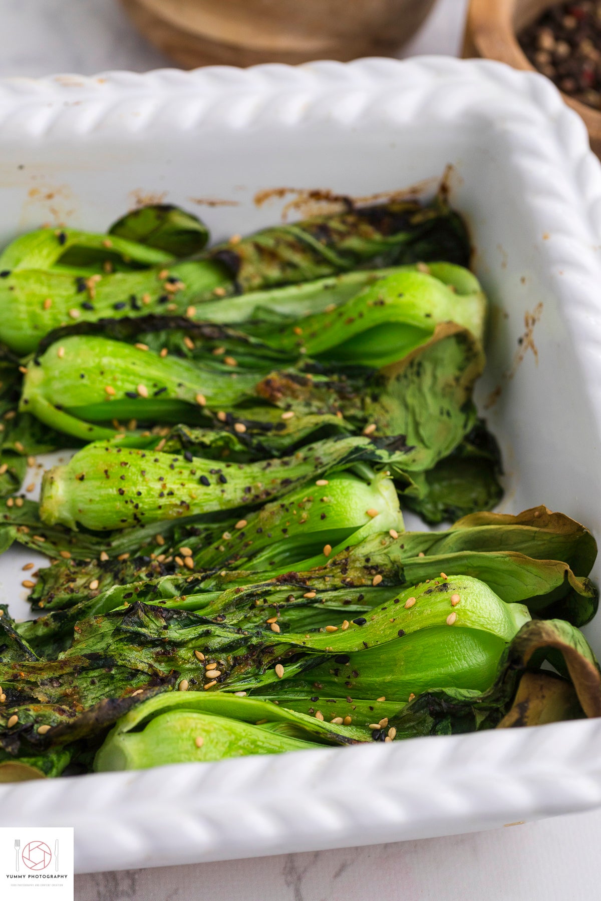 ROASTED BOK CHOY