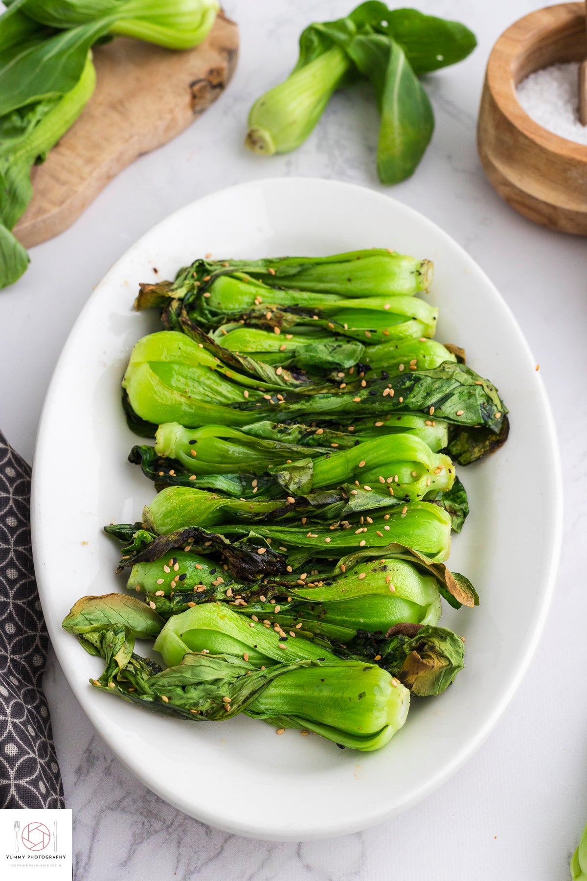 ROASTED BOK CHOY