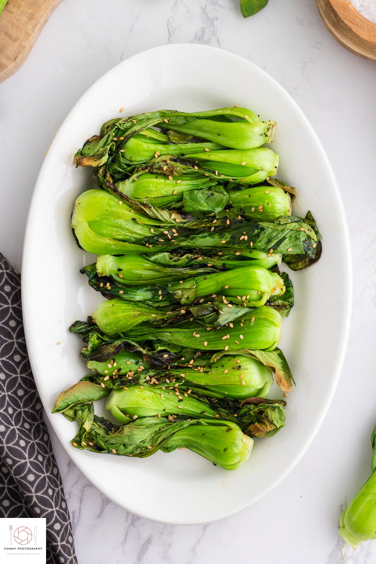 ROASTED BOK CHOY