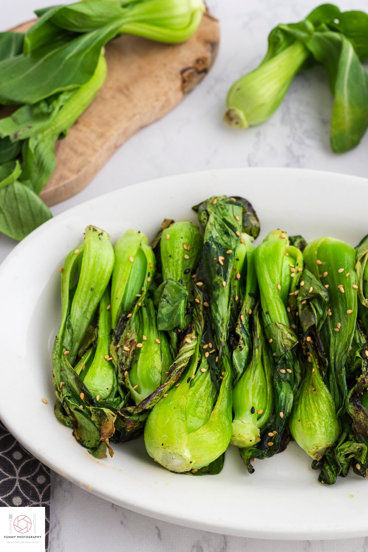 ROASTED BOK CHOY