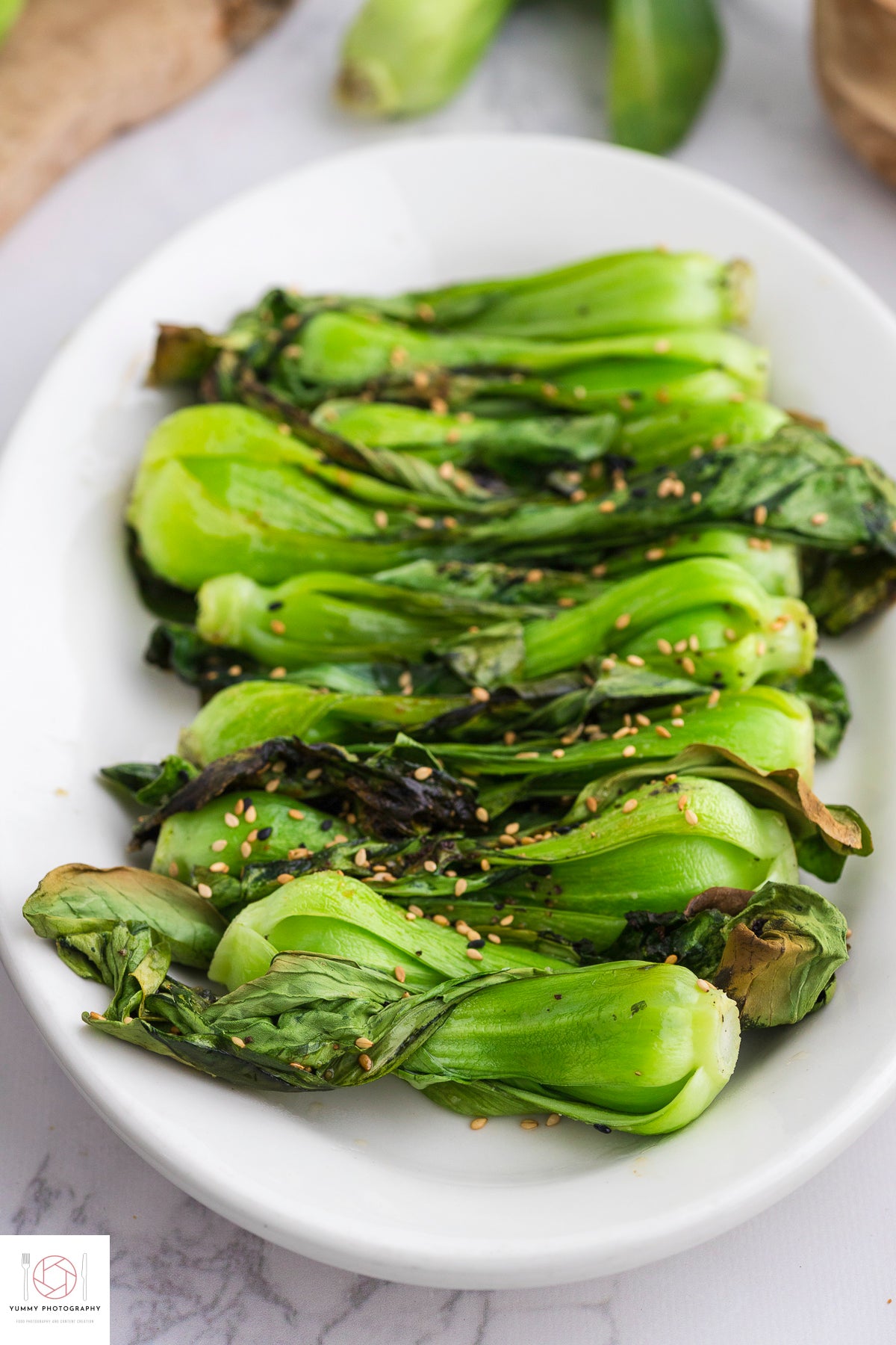 ROASTED BOK CHOY