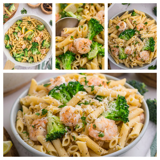 SHRIMP AND BROCCOLI PASTA