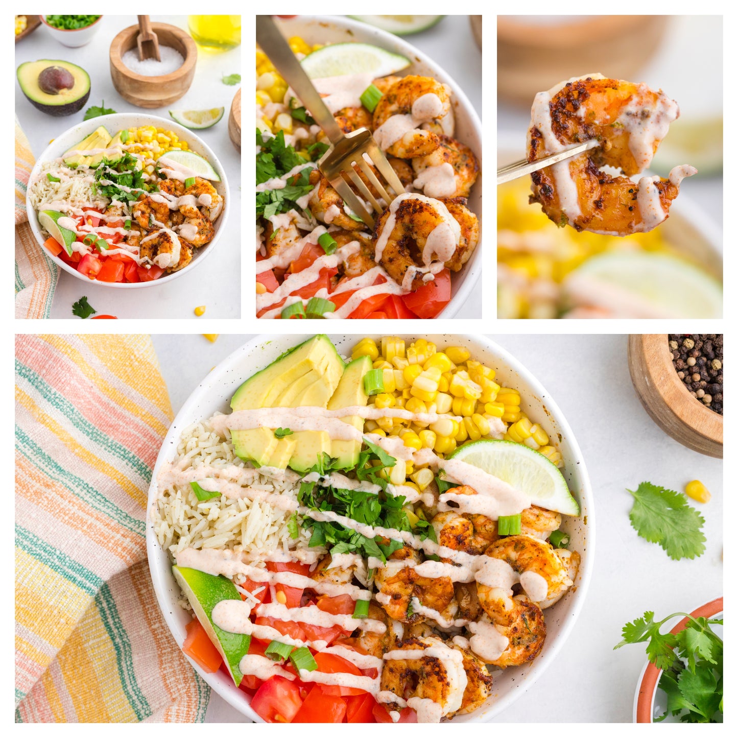 SHRIMP BURRITO BOWL