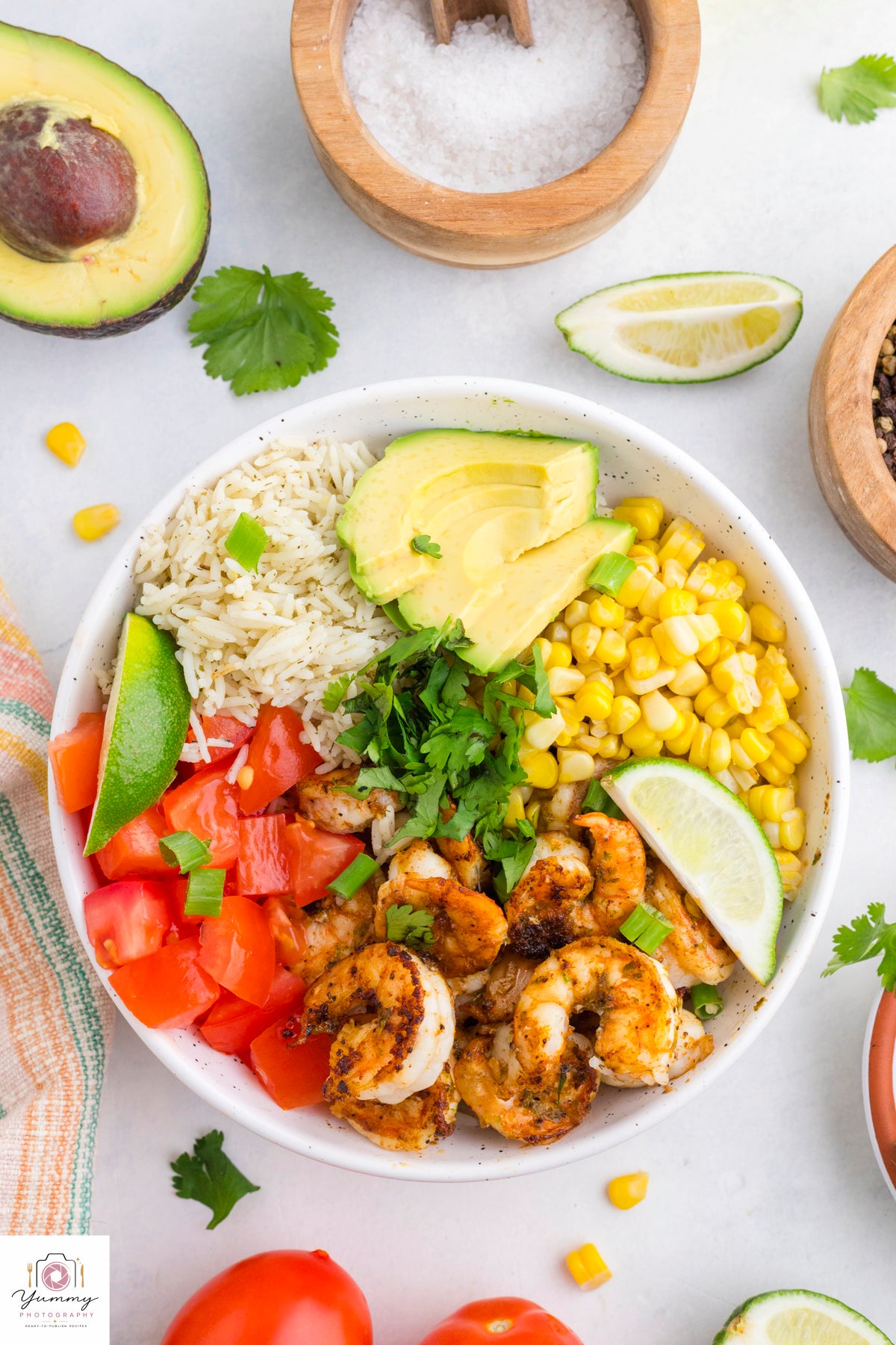 SHRIMP BURRITO BOWL