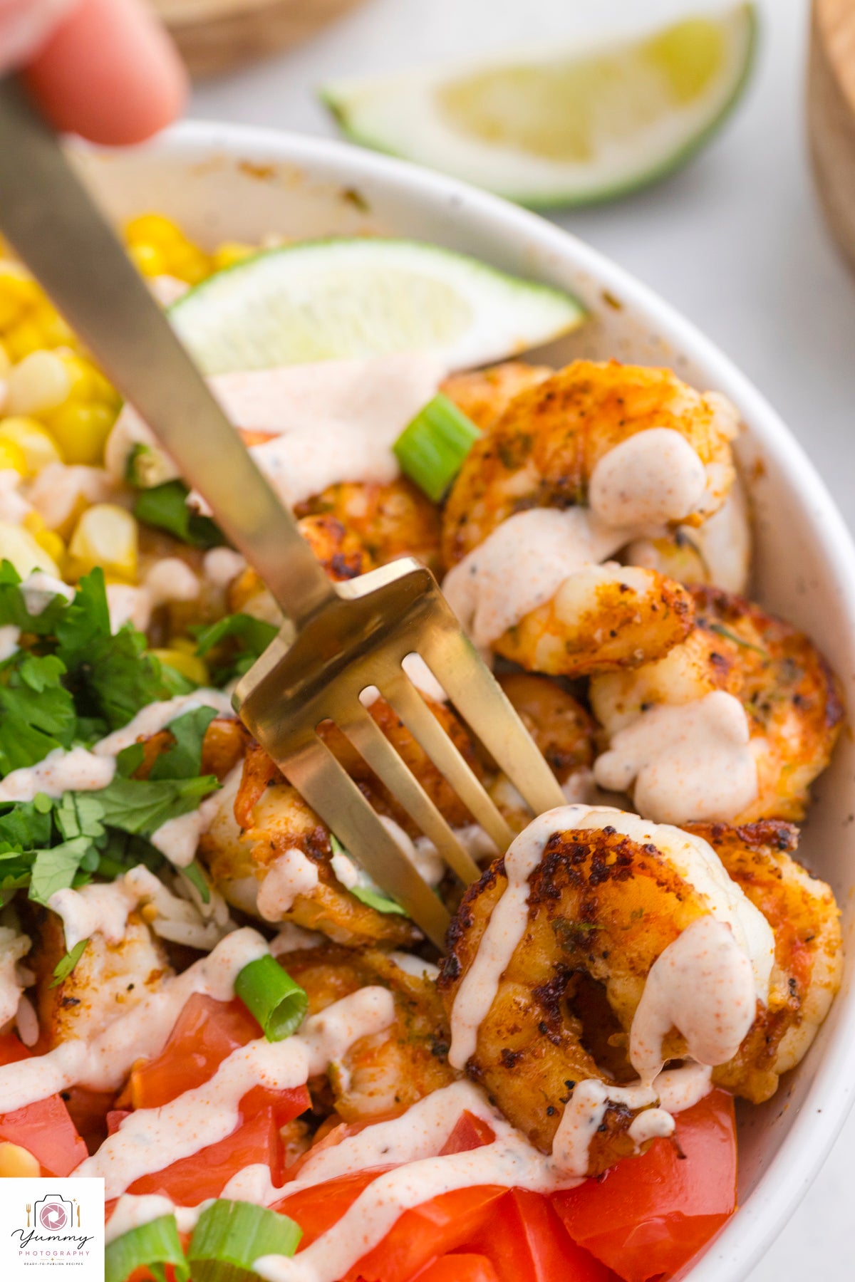 SHRIMP BURRITO BOWL