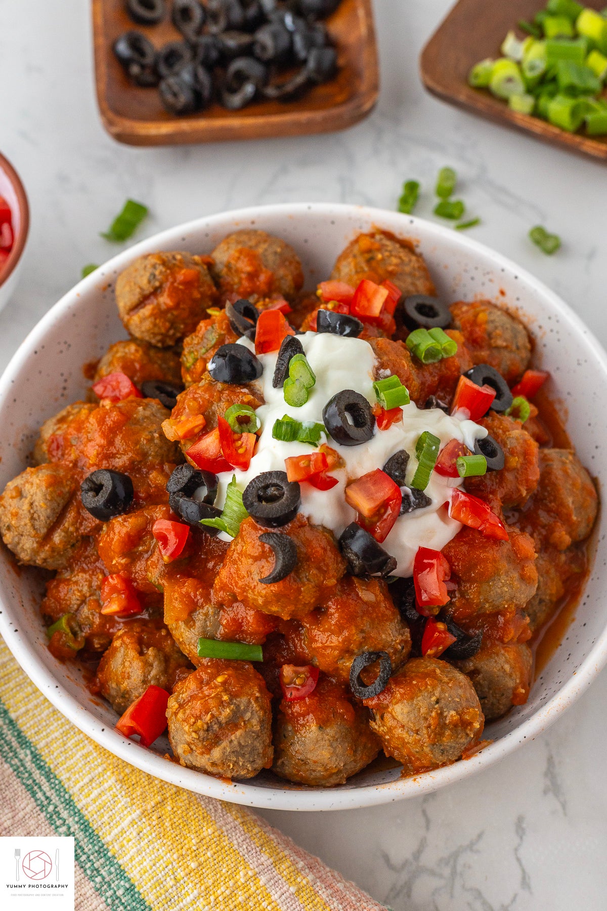 SLOW COOKER ENCHILADA MEATBALLS